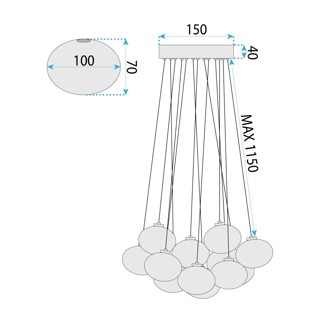 Lampada Ms025-13cp Chrome