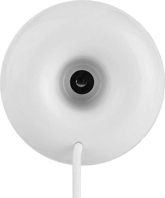 Mini diffusore di umidità portatile - diffusore a forma di donut - diffusore di nebbia per ufficio e camera da letto - galleggiante sul evaporatore - bianco.
