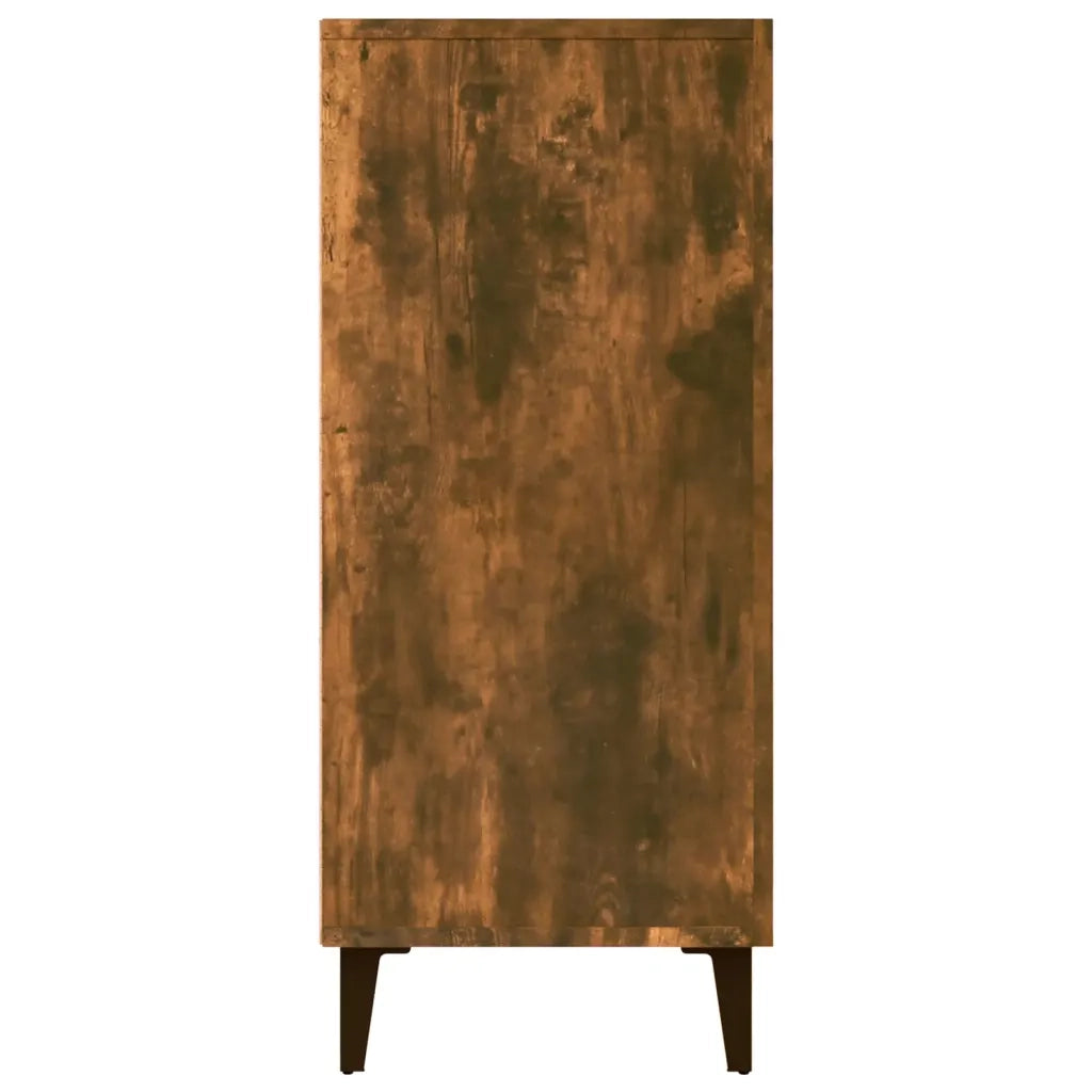 Credenza Rovere Fumo 90x34x80 cm in Legno Multistrato cod mxl 15890