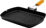 Padella Bistecchiera Antiaderente in Alluminio anche Induzione 26 x 36 cm