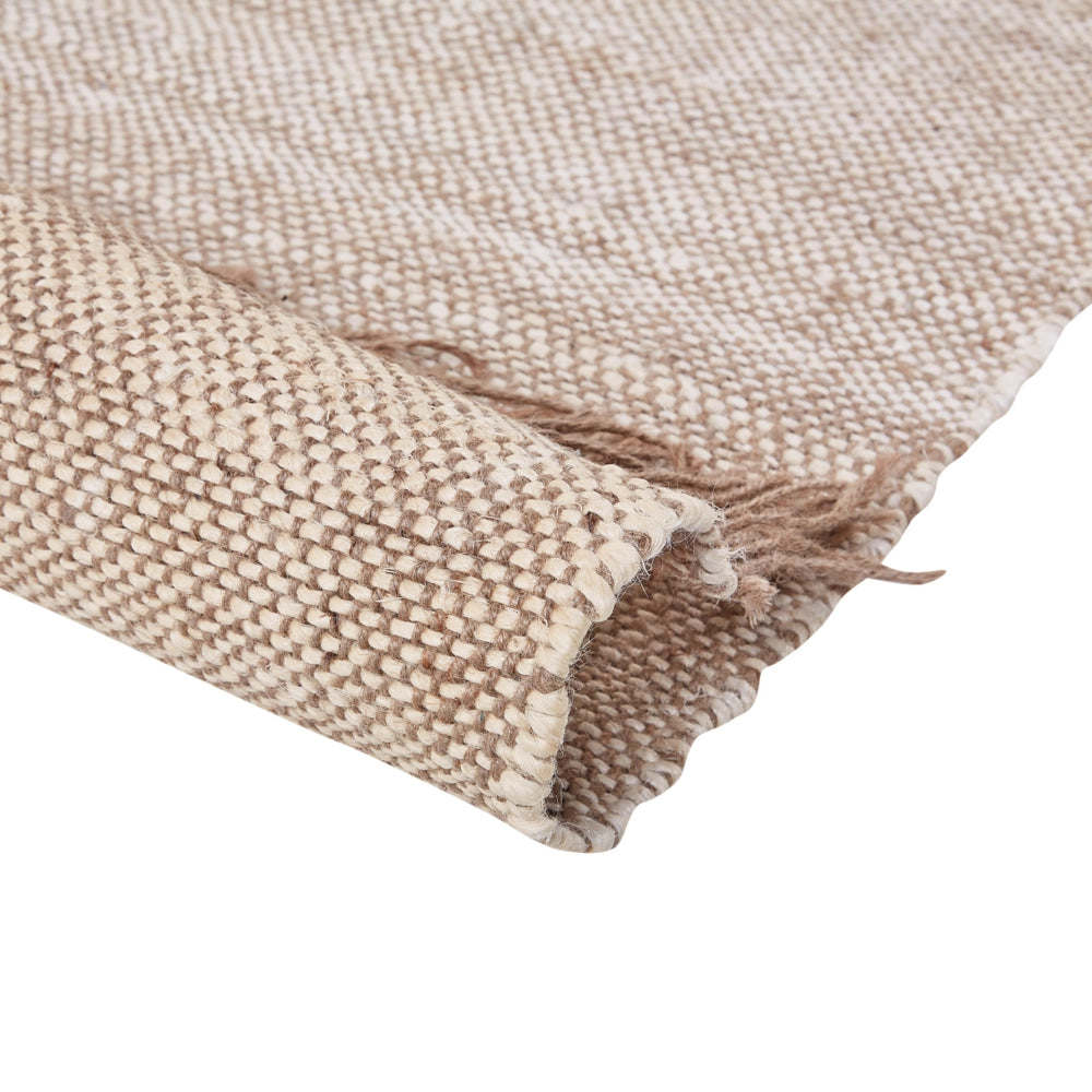 Tappeto Multicolore Juta Motivo Geometrico 80 x 150 cm Rustico Boho