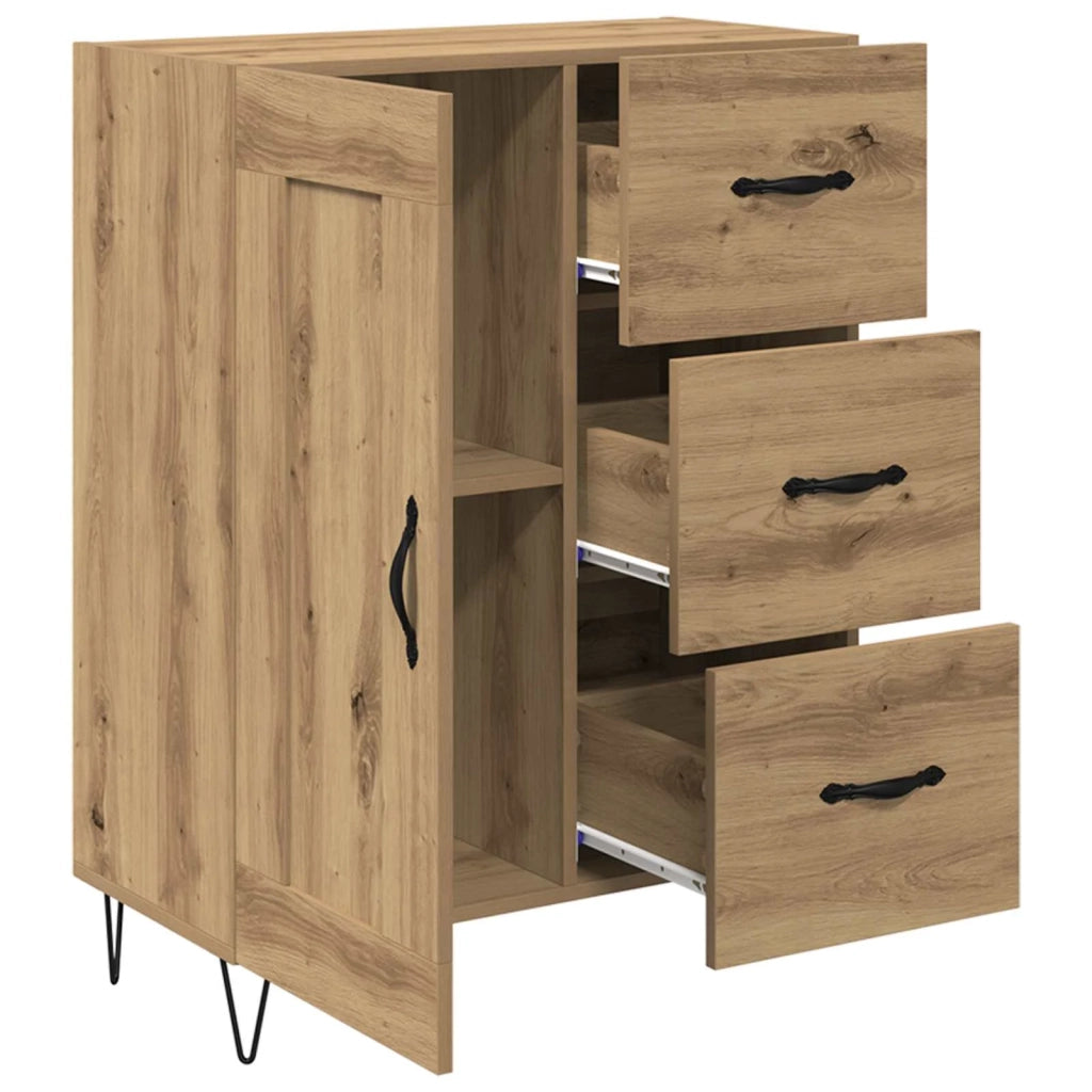 Credenza con cassetto Rovere Artigianale 69,5 x 34 x 90 cm