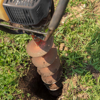 Mototrivella a benzina, motore a 2 tempi di 3 CV e punte elicoidali Ø100mm, 150mm e 200mm