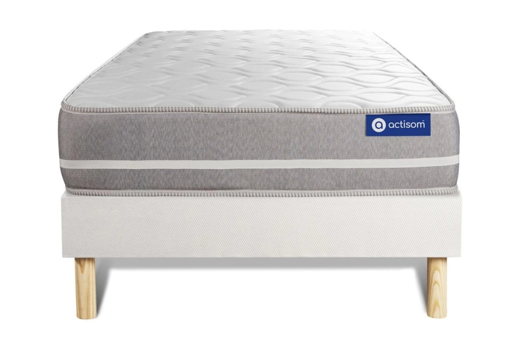 Kit rete e materasso matrimoniale Actilatex touch 90x190cm - Spessore : 20cm - Lattice e memory foam - Bilanciato -