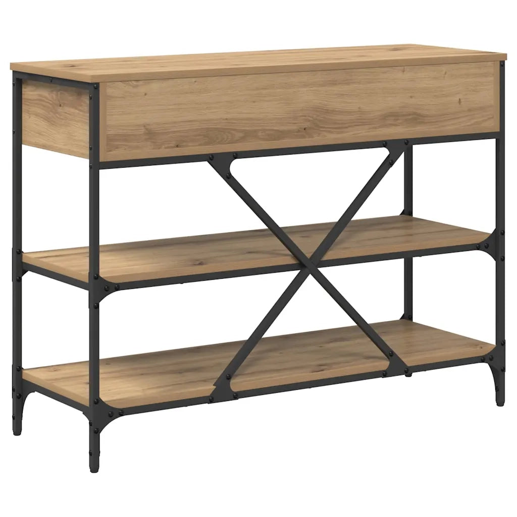Tavolo consolle con cassetto Marrone 100 x 34,5 x 75 cm legno 871305