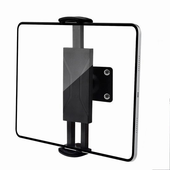 Sostegno per tablet 360° girevole - Alloggiamento universale per schermi da 4,7 a 14 pollici - Compatibile con iPad/Galaxy Tab/Kindle - Regolabile la staffa - Piastra di montaggio in metallo - Sostegno per tablet da tavolo