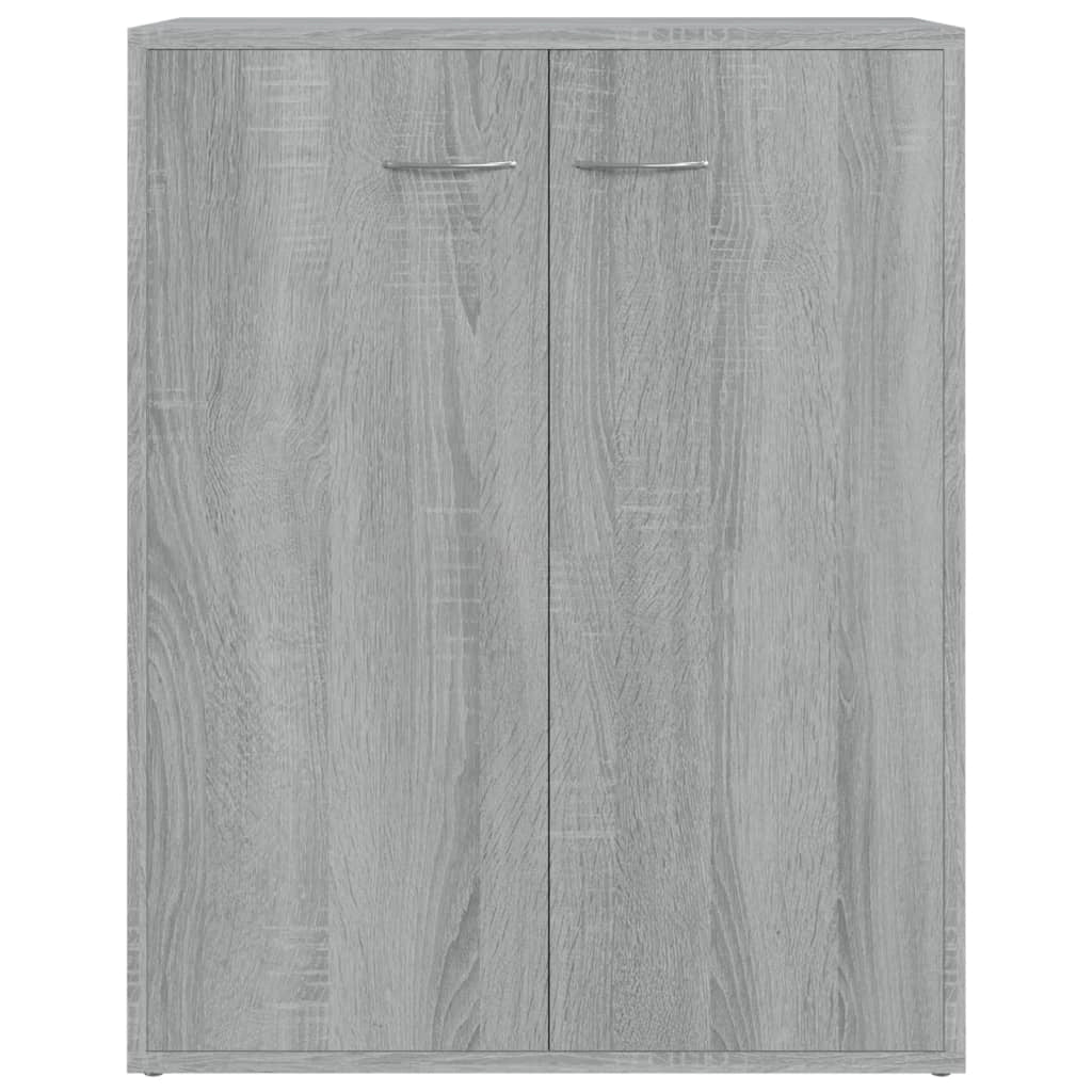 Buffet credenza cassettiera armadio mobile contenitore organizer per cucina soggiorno salotto Sonoma 60 x 30 x 75 cm legno ingegnerizzato grigio 02_0036382
