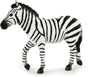 PAPO Male Zebra Statuetta, Multicolore, 50249 Wild Kingdom Animal, Colore Bianco-Nero