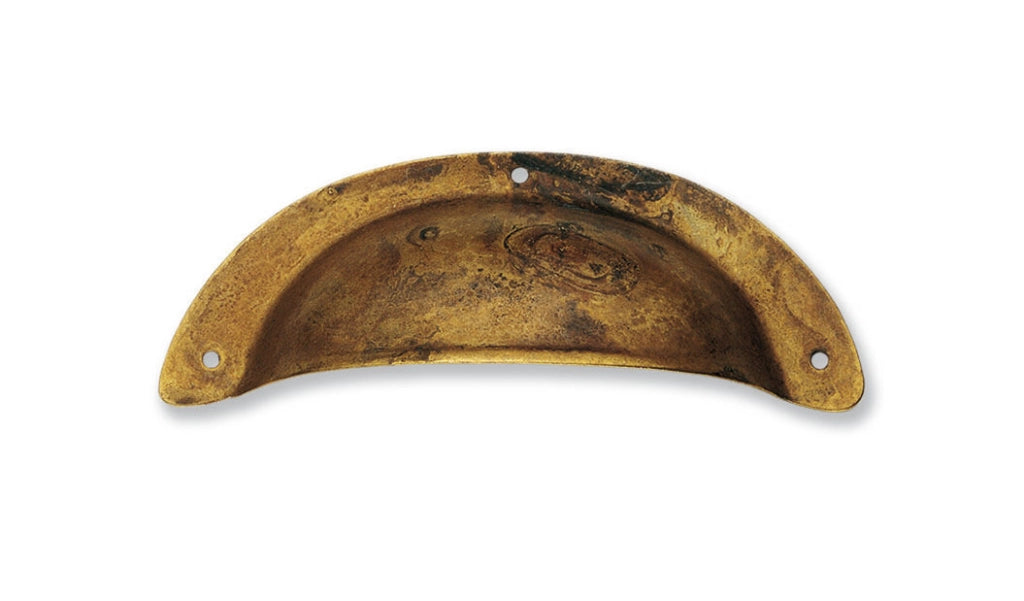 Metal Style 4250 Maniglia Conchiglia Ottone Antico 77x31mm
