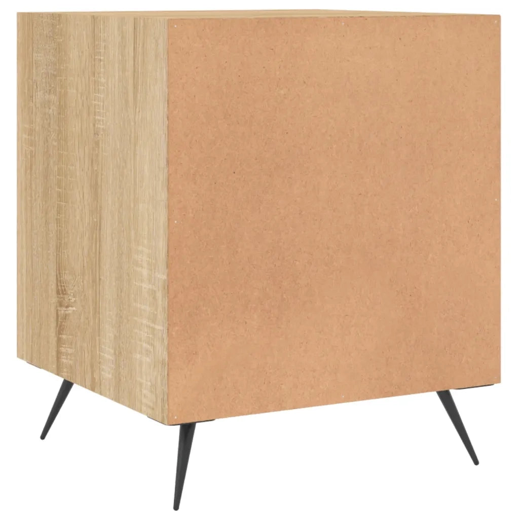 Comodini 2 pz-Set di 2 Tavolino da notte Rovere Sonoma 40x40x50 cm in Legno Multistrato 159447