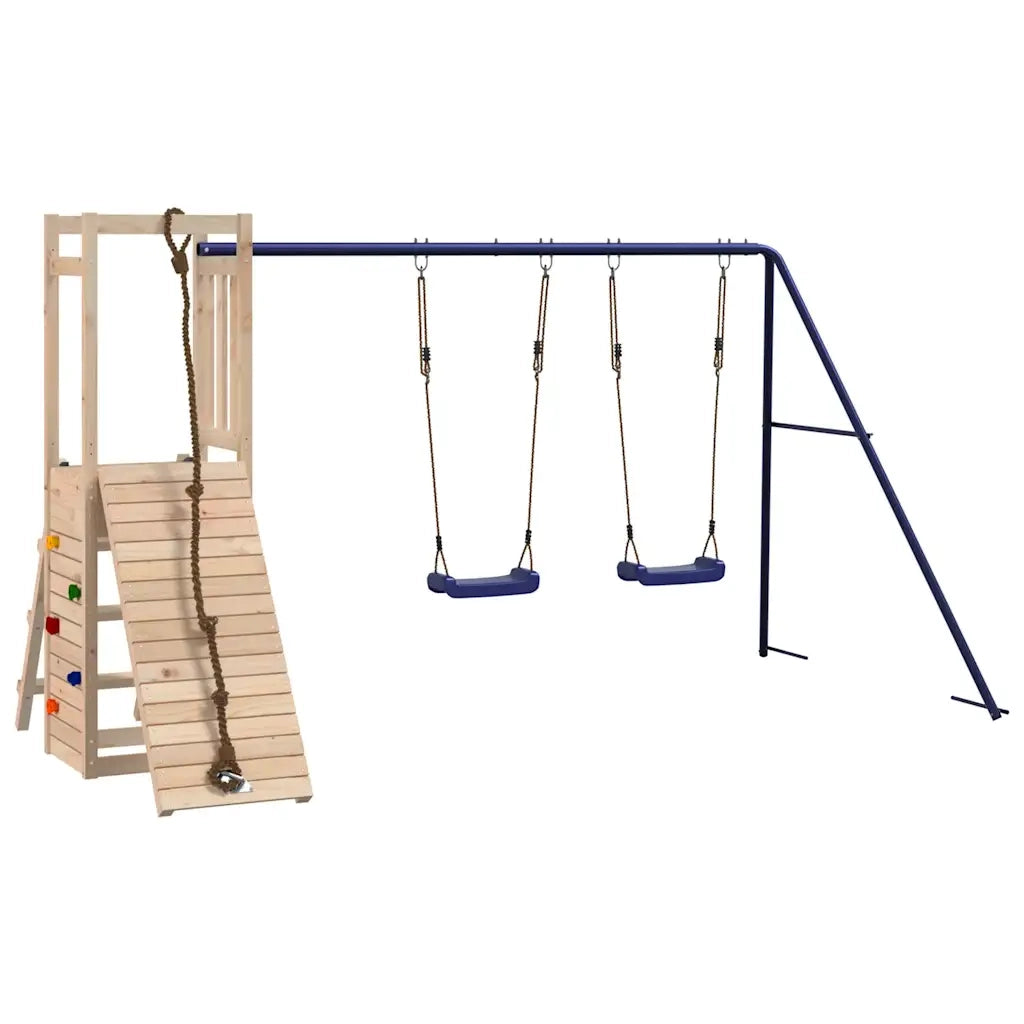 Set da Gioco da Esterno in Legno Massello di Pino 3155921