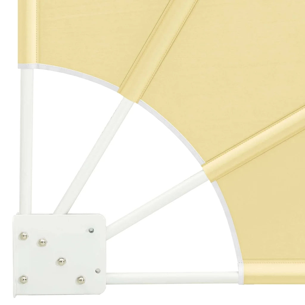 Schermo di Privacy per Balcone Sabbia 210 x 210 cm Poliestere 42000938