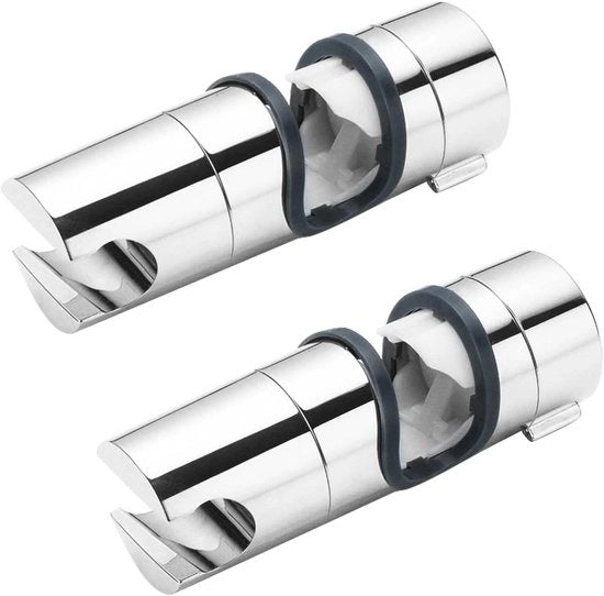 Supporto per Doccia 360° Flessibile - Adatto per Doccia - 2 Pezzi - Cromo - ABS