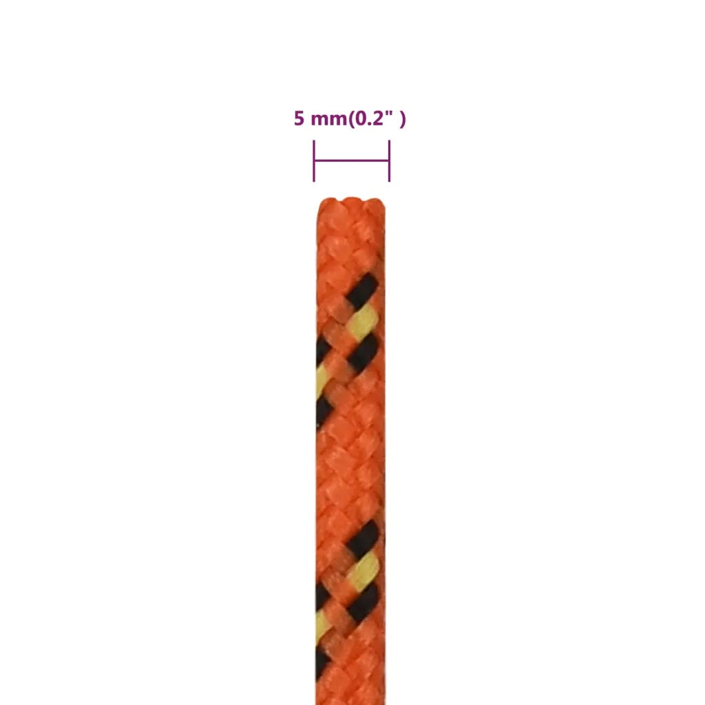 Corda per barca Arancione 5 mm 50 m in Polipropilene 152651
