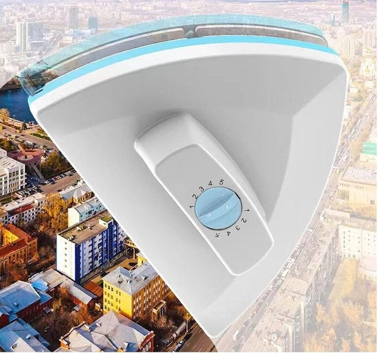 Pulitore magnetico a doppia faccia per esterni | Pulitore a vetro a 5 velocità regolabile