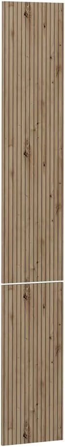Frontale cucina R-Line, Rovere artigianale, 29.6 x 196 cm frontale del mobile per mobile alto estraibile, adatto per armadi da cucina R-Line per un montaggio semplice