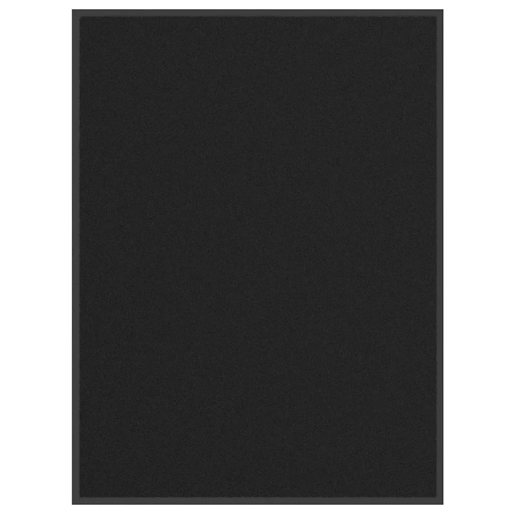 Zerbino antiscivolo flessibile antisporco nero 80 x 120 cm in PP nero 02_0058151