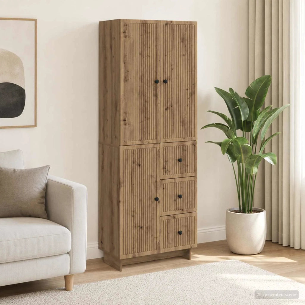 Set di armadi 2 pcs 66 x 34,5 x 90 cm Legno ingegnerizzato 3416402
