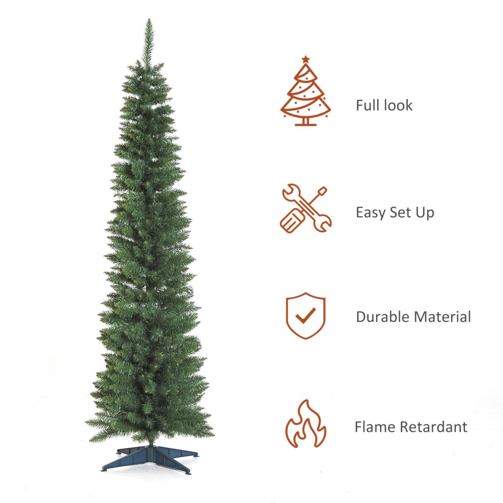 Albero di Natale Artificiale 210 cm 499 Rami Verde