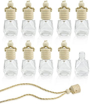 Diffusore di Aria Automatico - Flacone di Profumo Riscaldabile - Diffusore Aromaterapico - Supporto - 10 Pezzi - 8 ml Capacità - Flacone di Profumo