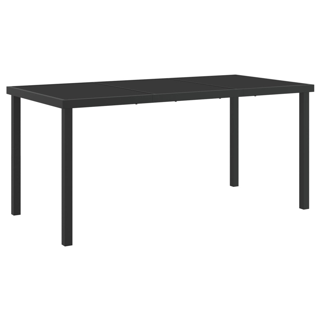Set da Pranzo da Giardino 7 Pezzi con Cuscini Grigio Polyrattan