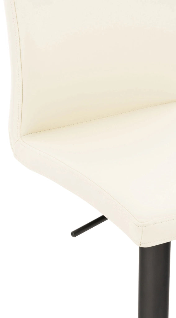 2er Set Barhocker Cadiz Kunstleder schwarz
