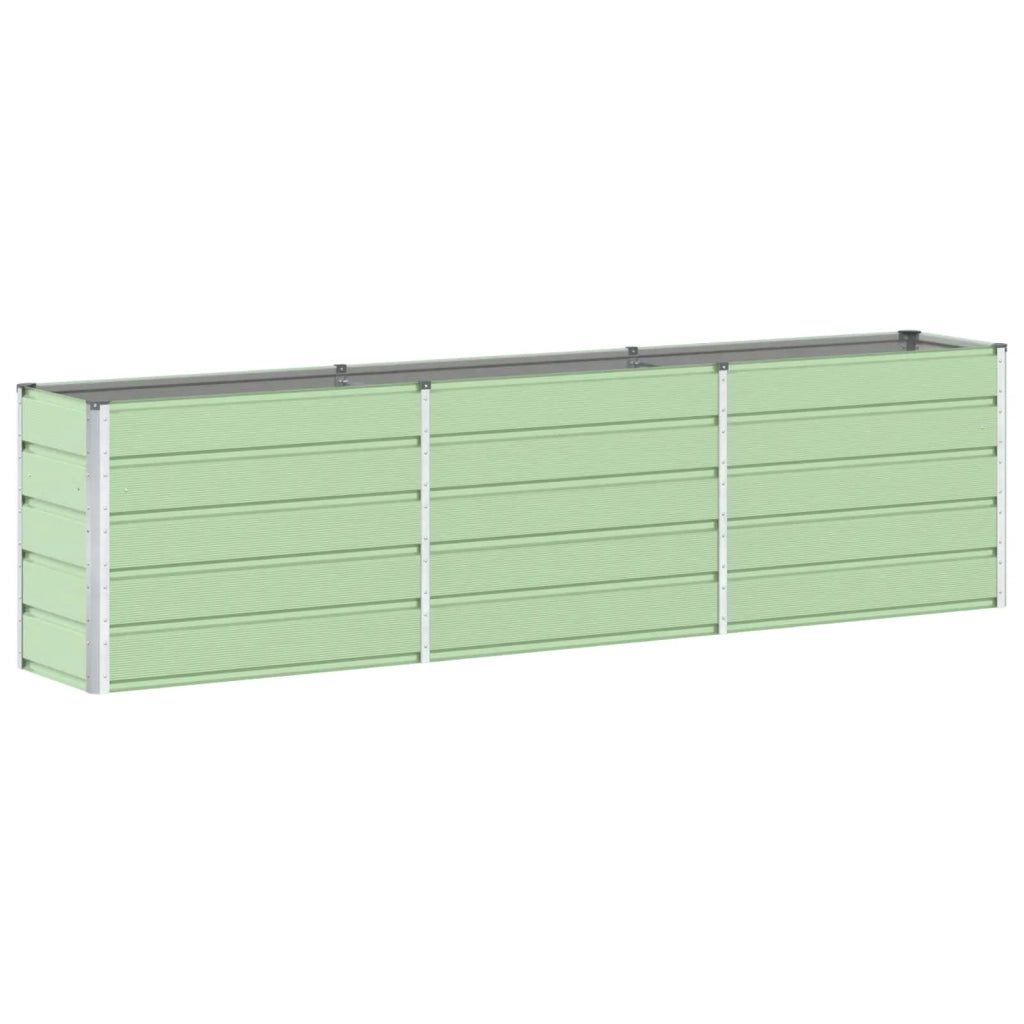Fioriera Verde Pastello 290 x 90 x 77 cm Acciaio zincato