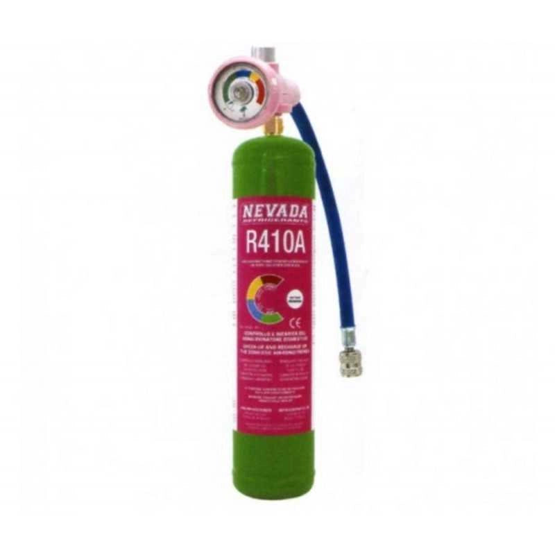 KIT RICARICA GAS R410 CLIMATIZZATORI FAI DA TE DIAGNOSI 800g - UNIVERSALE