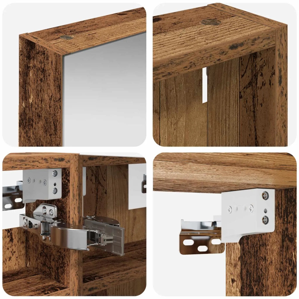Set di Armadi da Bagno con lo scaffale 3 pcs 80 x 10,5 x 50 cm 3403654