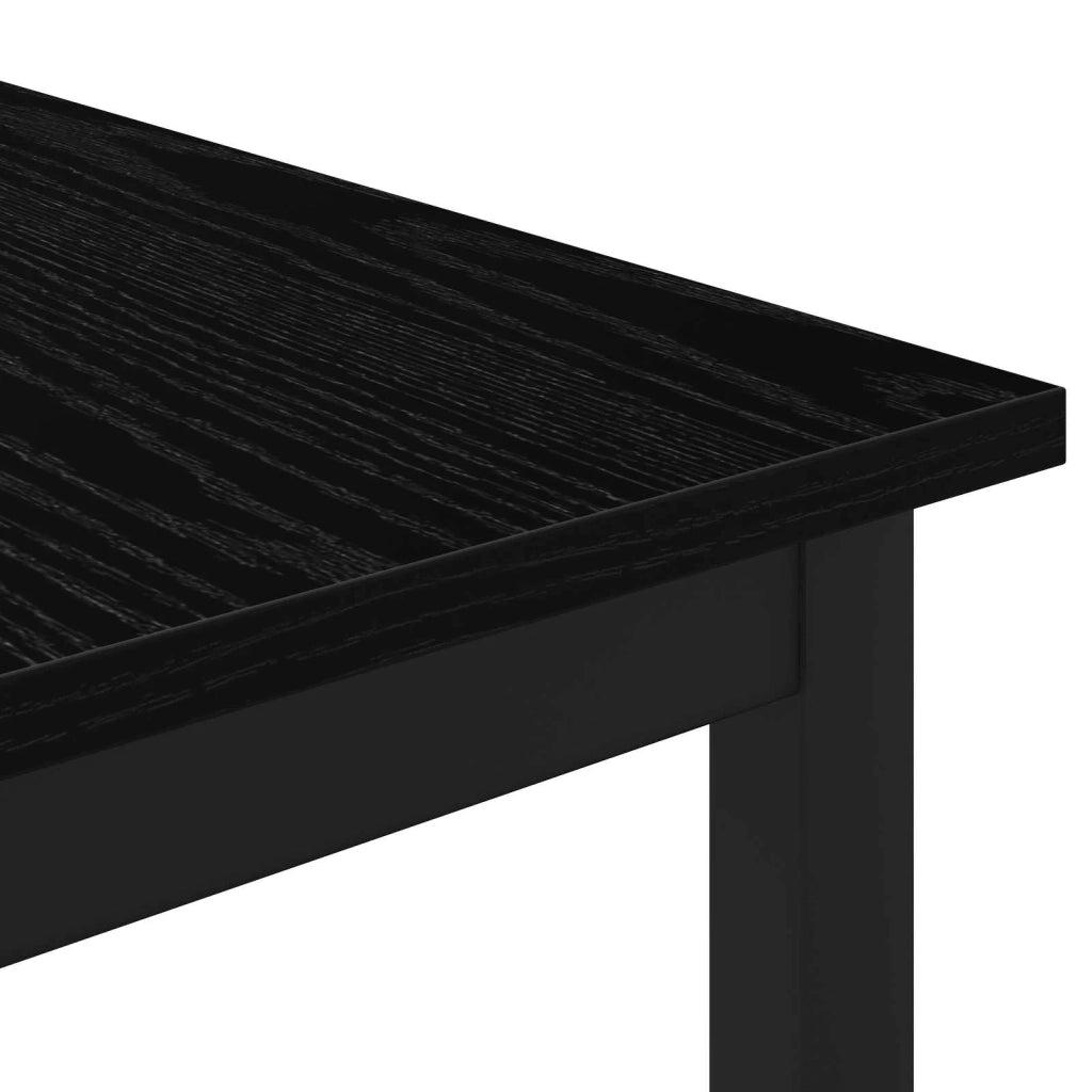 Tavolino da salotto Rovere Nero 60 x 50 x 36 cm