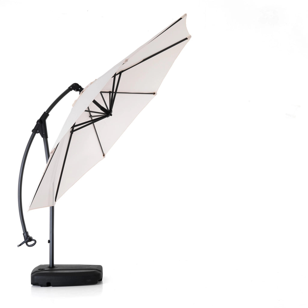 Ombrellone in acciaio antracite cm. H.260 x L.300 x P.300