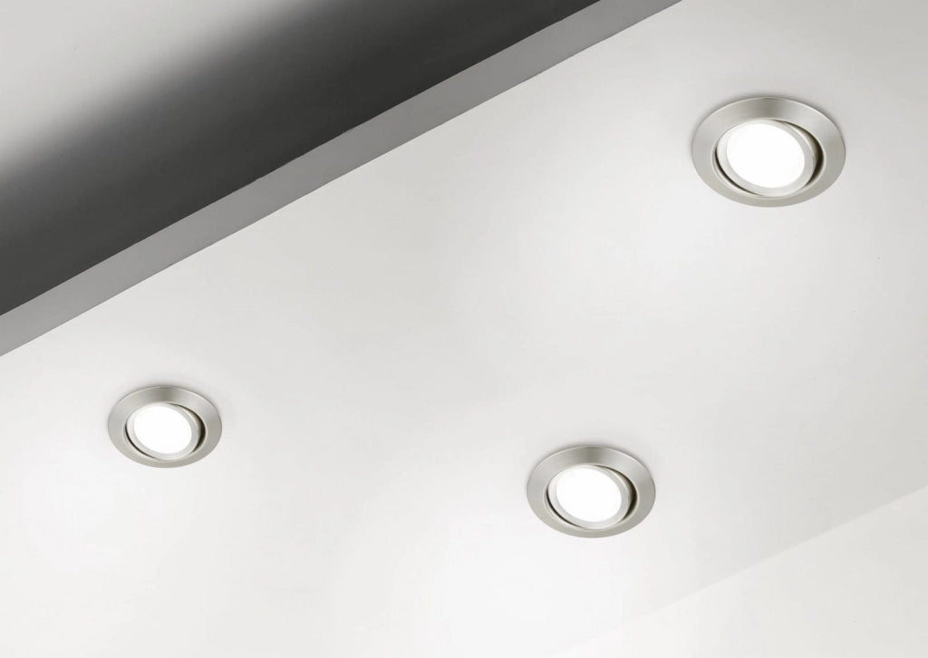 Faretto da incasso Trio RILA LED 5W 3000K argento