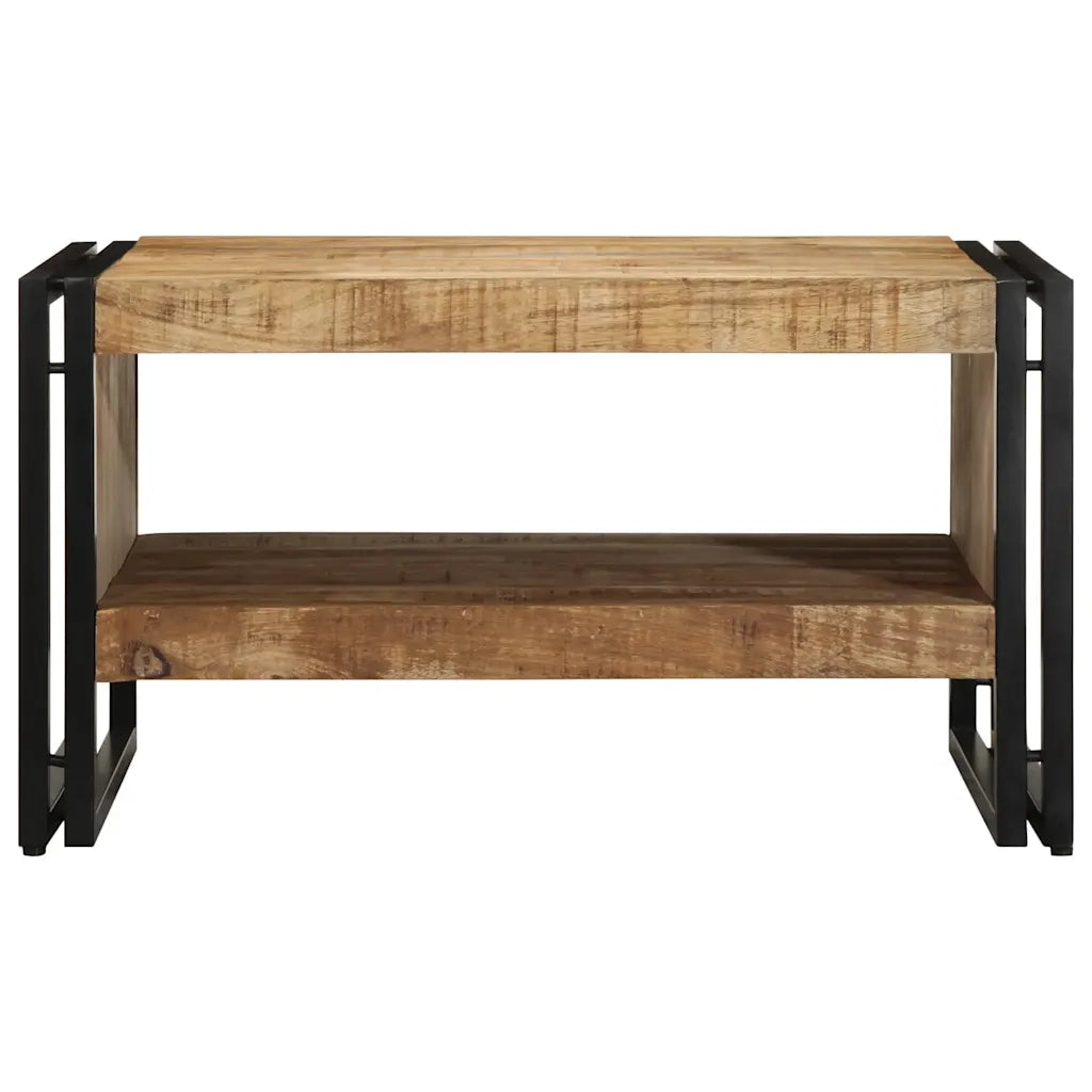 Tavolino 70x50x38 cm in Legno Massello di Mango Grezzo 4102709