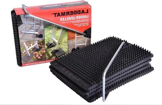 Livellatore per Scale - Supporto Stabile su Erba - Design Anti-Slittamento - Adatto per Sfere Irregolari - Duraturo e Sicuro per Lavori di Giardino - Pedane per Scale da Scaffale