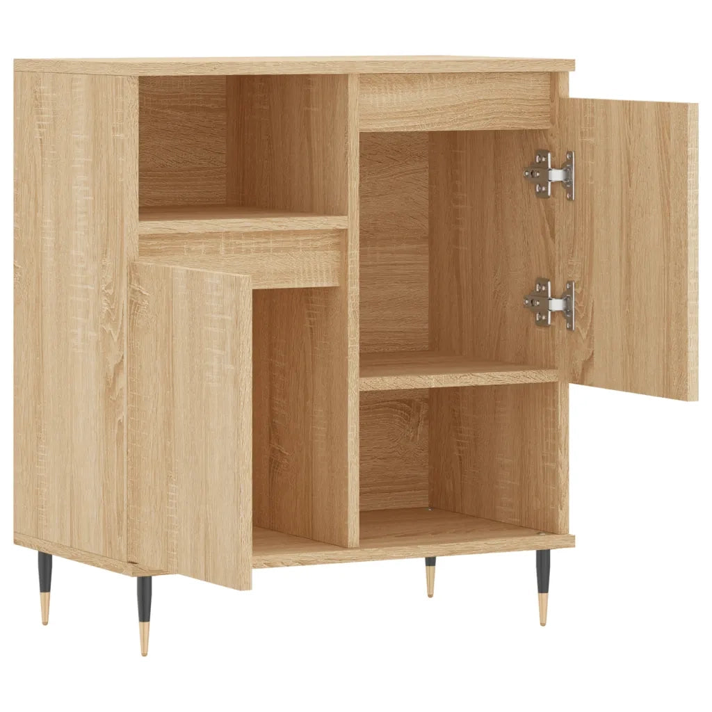 Credenza Rovere Sonoma 60x35x70 cm in Legno Multistrato 831183