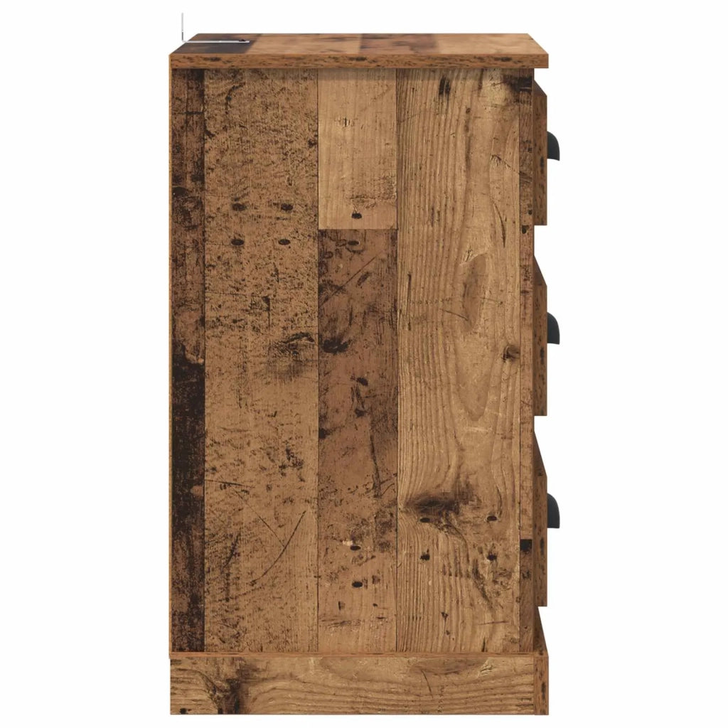 Armadio da Notte con cassetto Legno vecchio 39 x 39 x 67,5 cm 881340