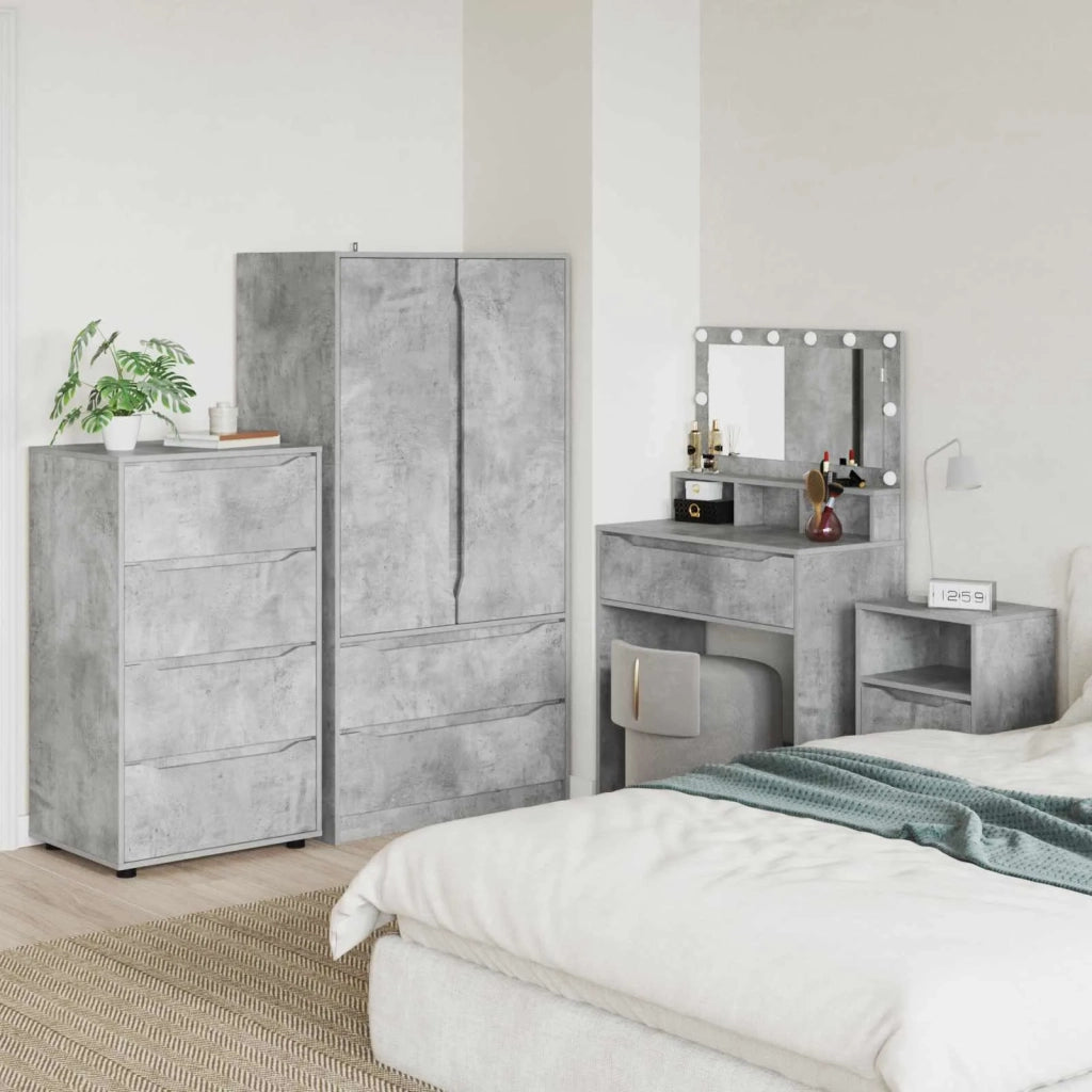 Armadi di Stoccaggio Grigio cemento 60 x 48 x 105 cm 3406238