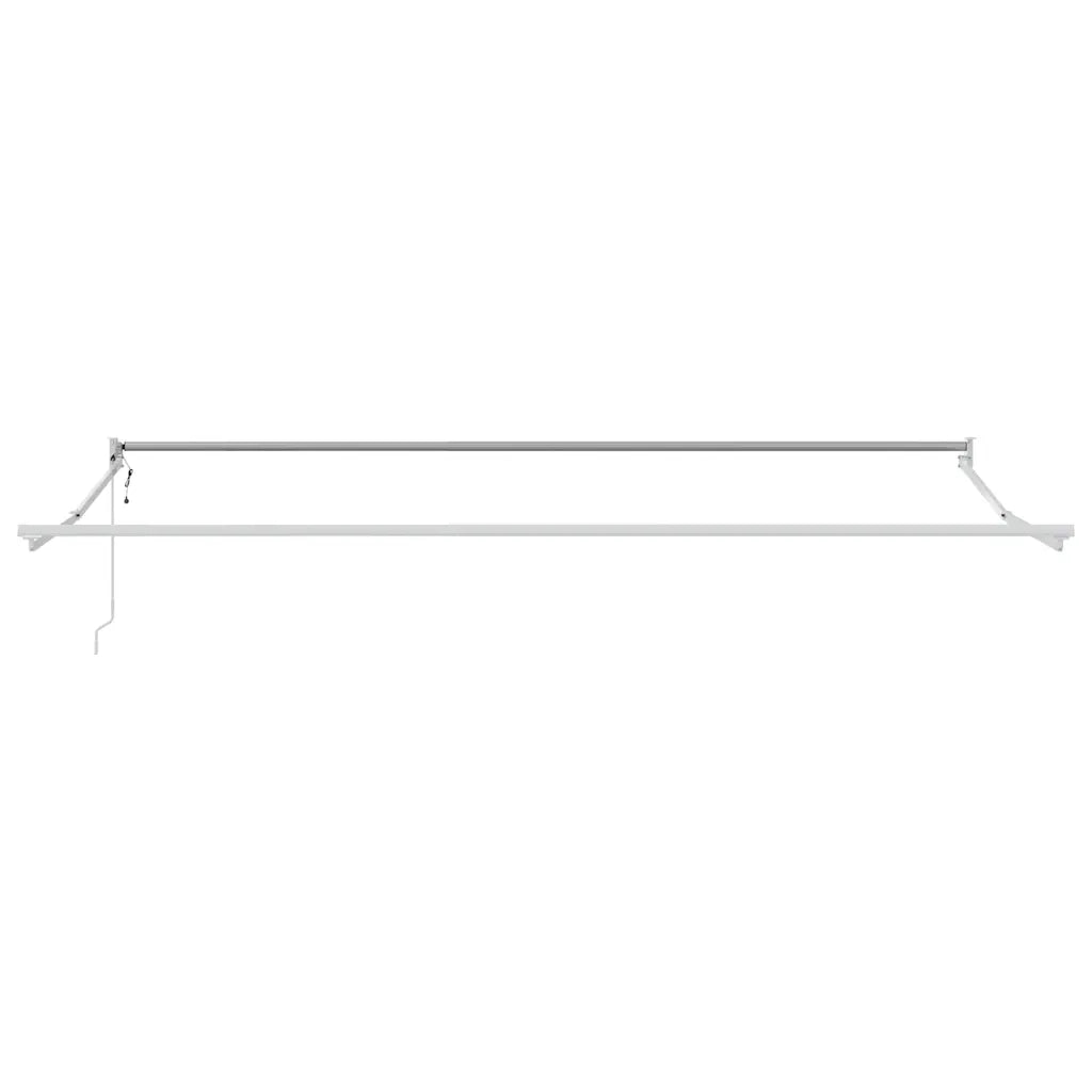 vidaXL Tenda da Sole Retrattile Automatica Bordò 400x300 cm