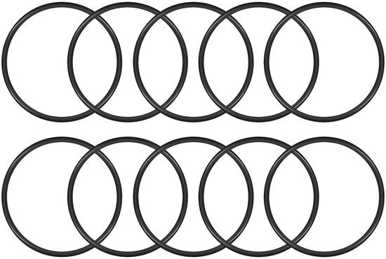 O-ring in gomma nitrile - Afdichtingsring - Duurzaam e resistente agli urti - Nero - Anello di avvolgimento - Adatto per sanitari - 100mm OD