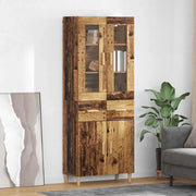 Credenza-Buffet-Armadio da cucina Legno vecchio 69,5 x 34 x 180 cm Legno multistrato 110553