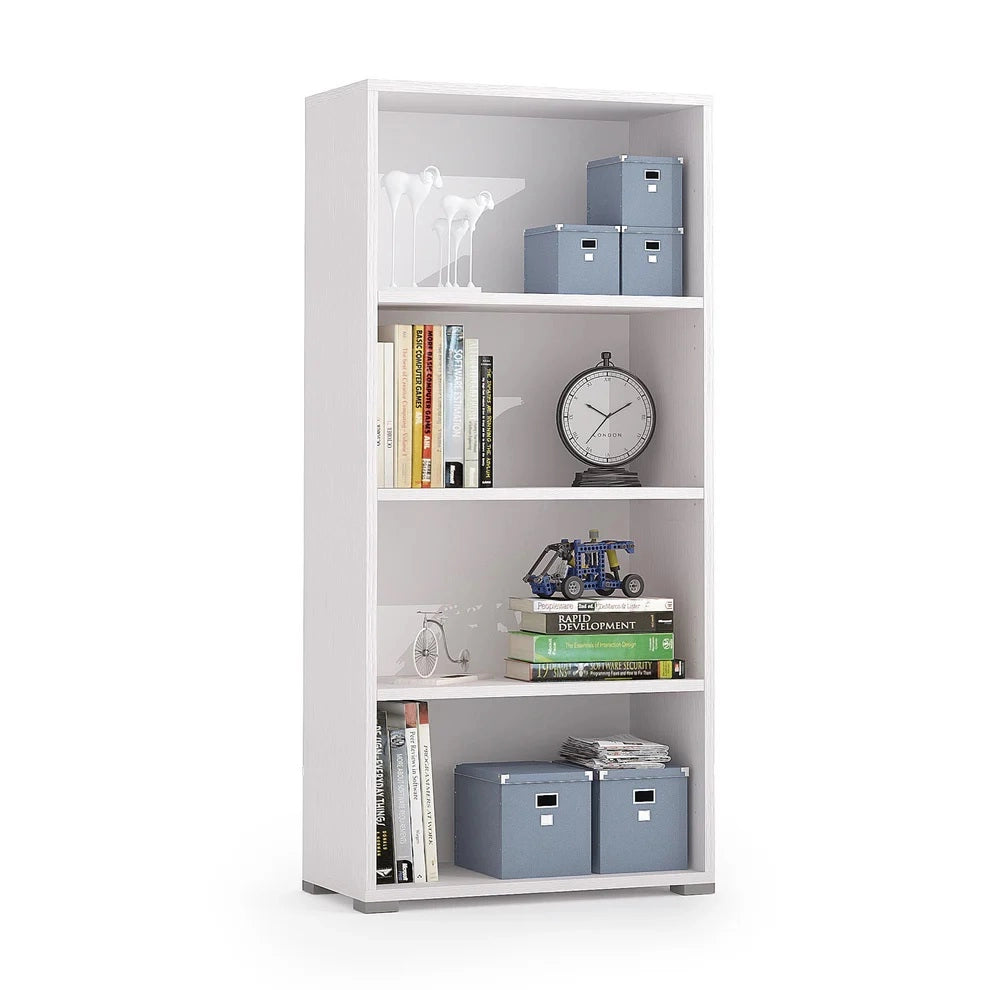 LIBRERIA BOOK 4 VANI 60X30XH120CM BIANCA.