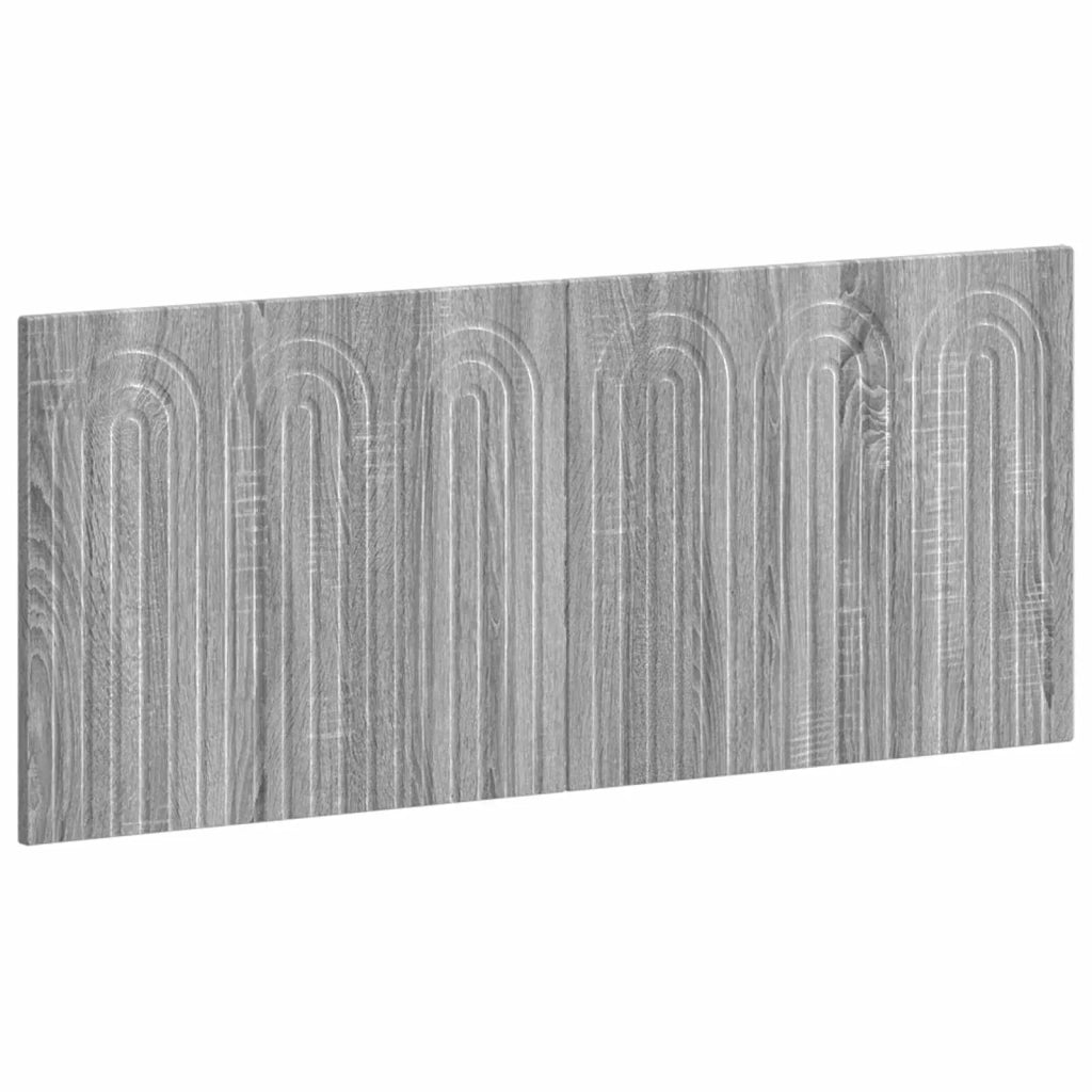 Testiera da Muro ALKMAAR Sonoma grigio Legno ingegnerizzato 896311
