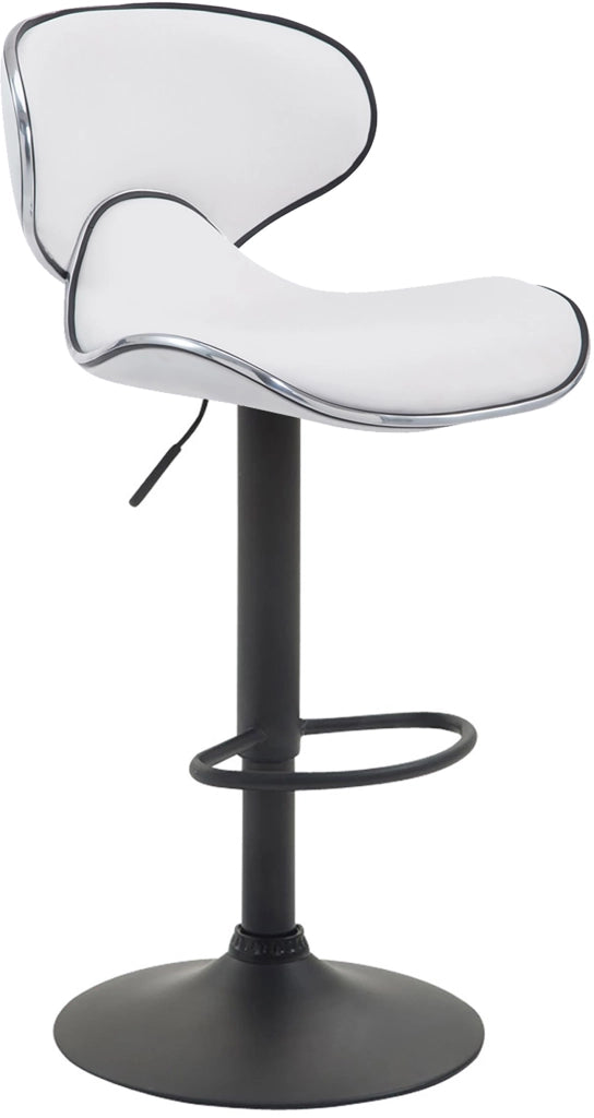 Set 2x Sgabelli LAS VEGAS V2 in similpelle bianco,nero