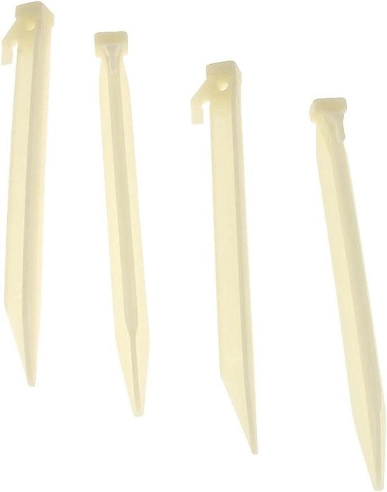 Stake per Tenda con Luce Riflessa per Sabbia e Spiaggia - 4 pezzi - Campeggio all'aperto