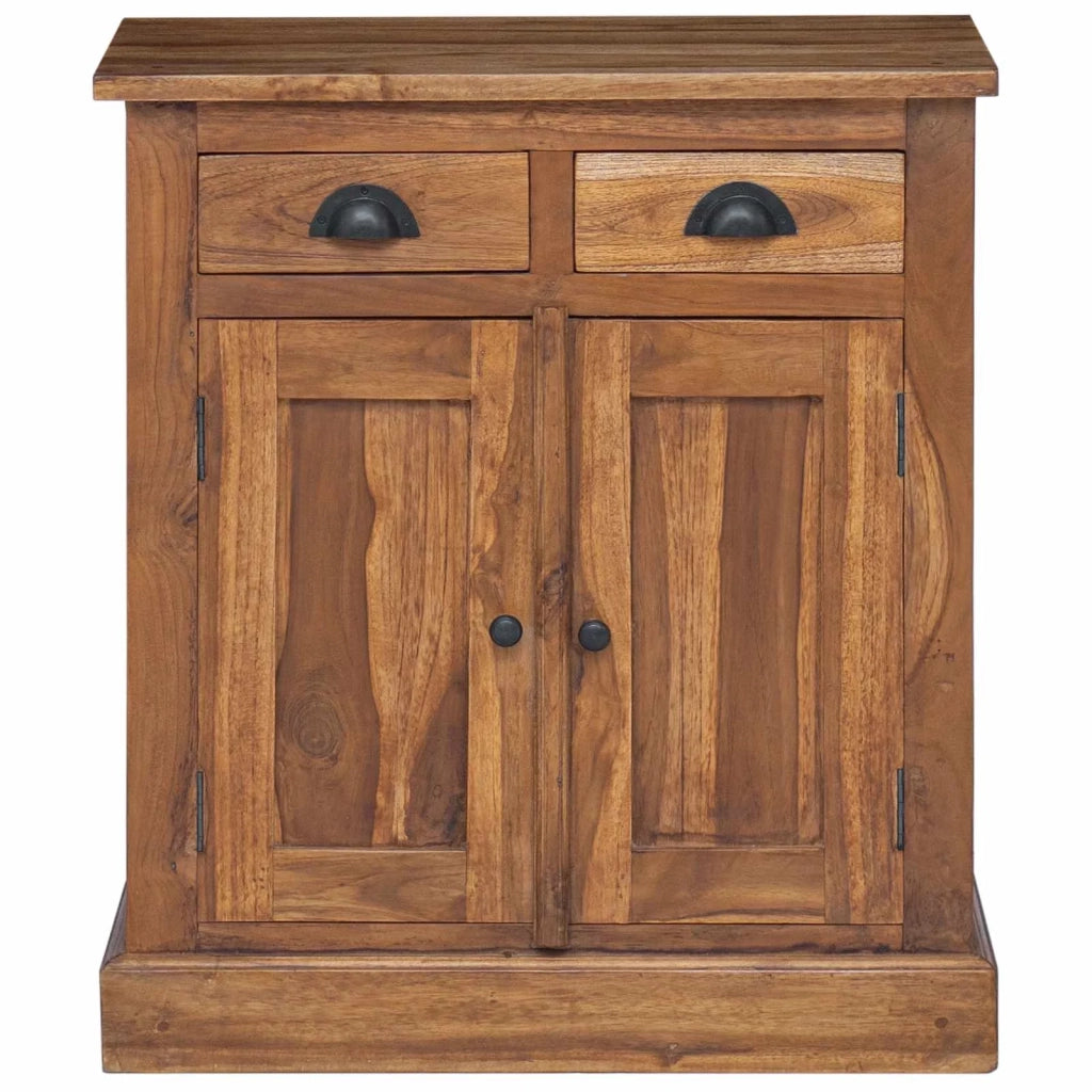 Armadio con porta Naturale 65 x 30 x 75 cm Legno di teak solido 42017953