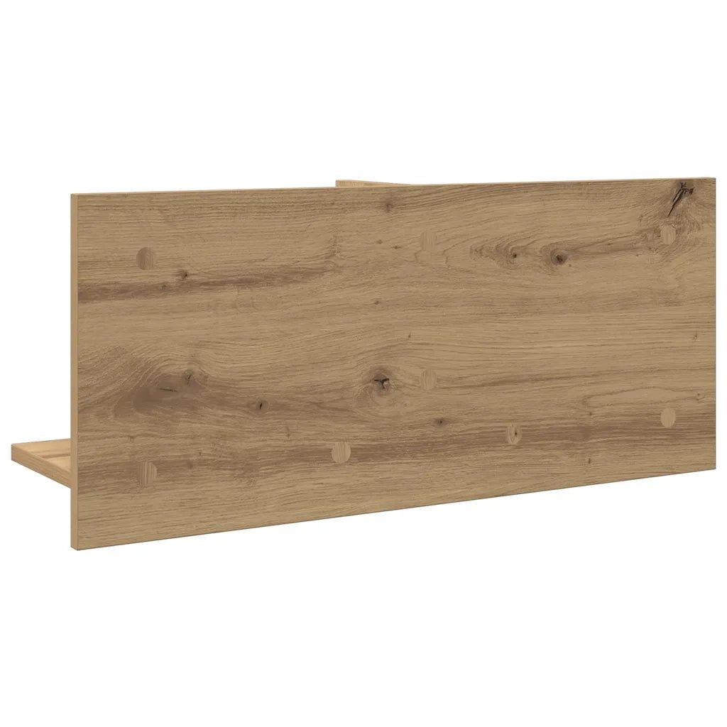 vidaXL Mobile a Parete 70x16,5x30 cm Artigianale in Legno Multistrato