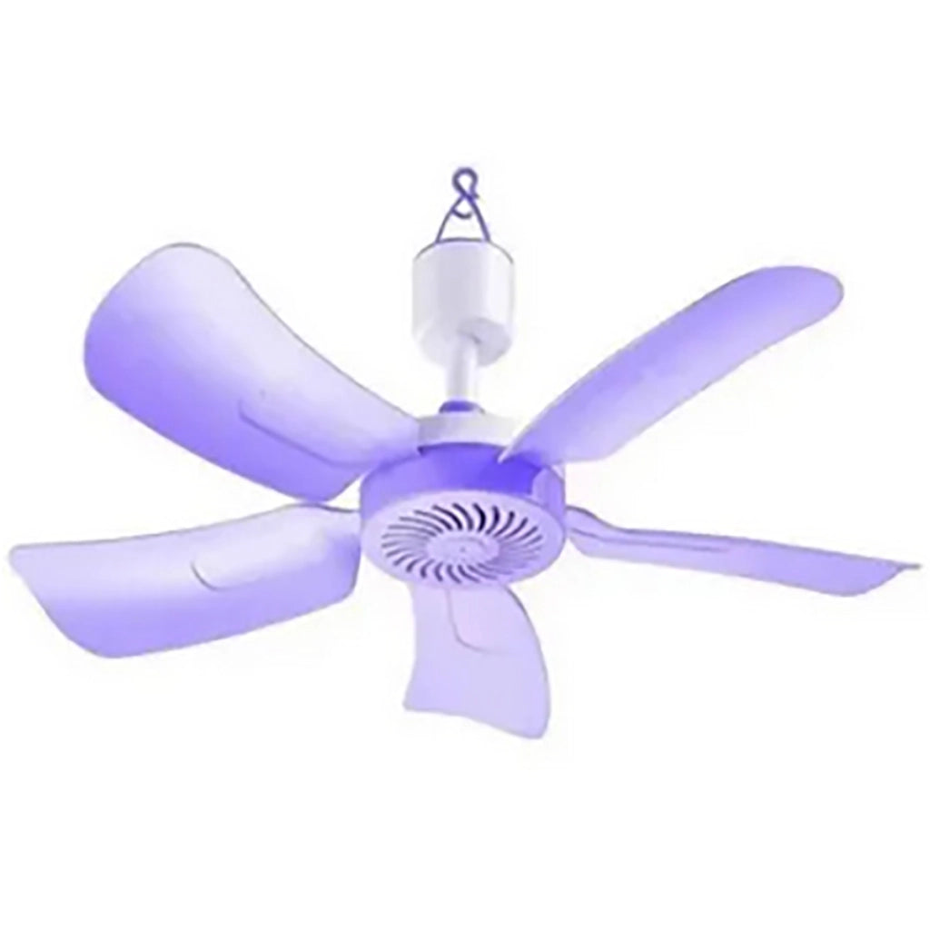 MINI VENTILATORE CASA SOFFITTO 5 PALE ANELLO AGGANCIO ON OFF 8W HQ-490A