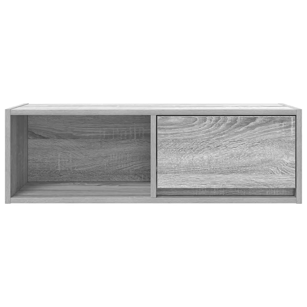 vidaXL Mobile Porta TV Grigio Sonoma 80x31x25,5 cm Legno Multistrato