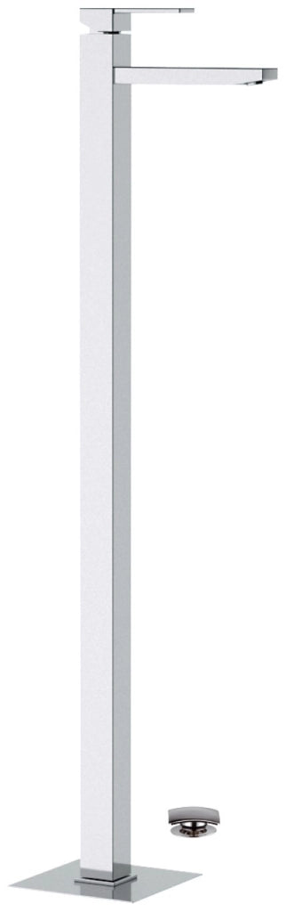 Rubinetto monocomando lavabo da terra serie qubika remer