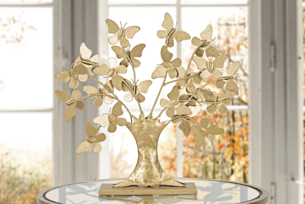 ALBERO DELLA VITA C/FARFALLE GLAM CM 31X8X30